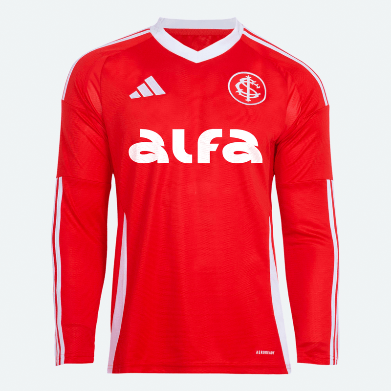 Camisa adidas Internacional Manga Longa 2025/26 I Com Patrocínios