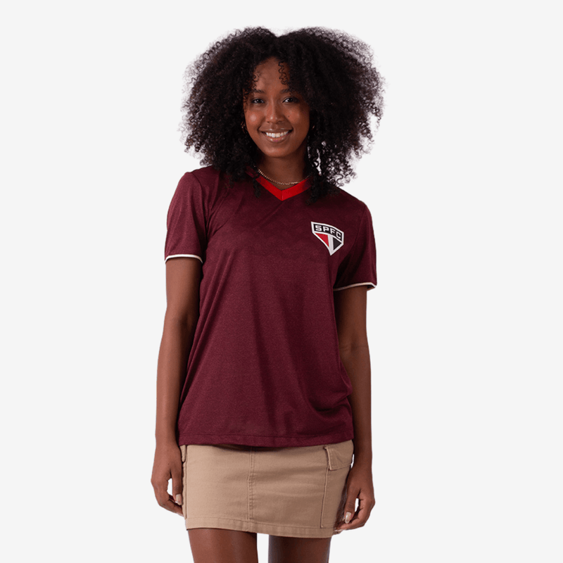 Camisa Casual São Paulo Raiz Feminina