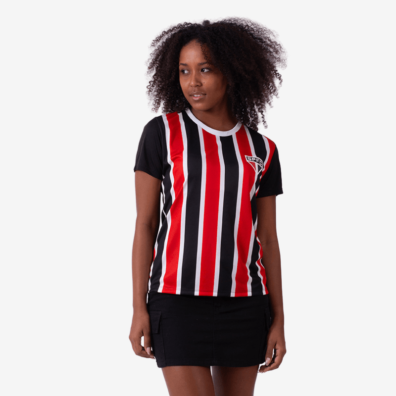 Camisa Casual São Paulo Tricolor Feminina