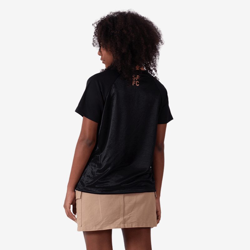 Camisa Casual São Paulo Elite Negra Feminina