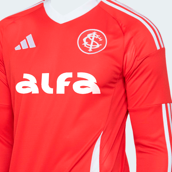 Camisa adidas Internacional Manga Longa 2025/26 I Com Patrocínios